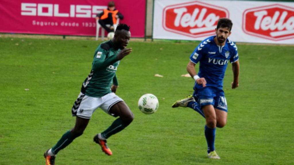 Owusu en un partido con el Toledo. Foto: Laura Pérez (CD Toledo)