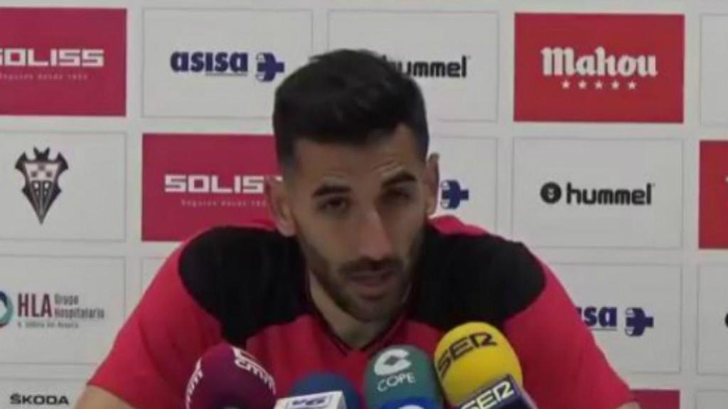 Tomeu Nadal. Captura de pantalla de Albacete Balompié TV