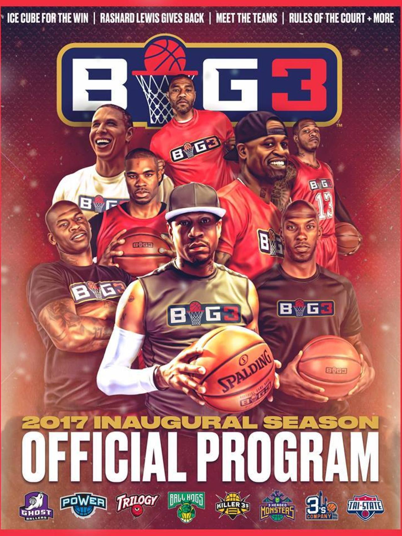 Portada del programa oficial de BIG3.