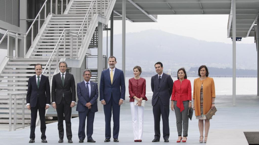 Durante la inauguración del centro.