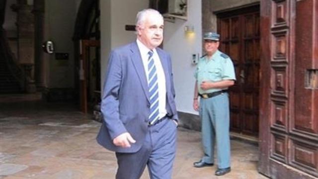 Rafael Blasco, a su salida del TSJCV.