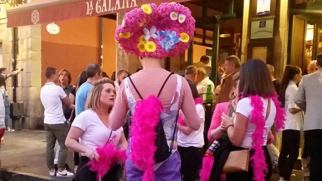 Una de las despedidas de soltero en Gijón.
