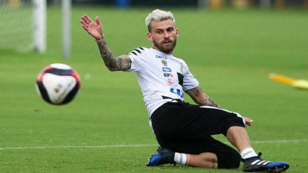 Lucas Lima en un entrenamiento. Foto: Twitter (@Lucaslima).