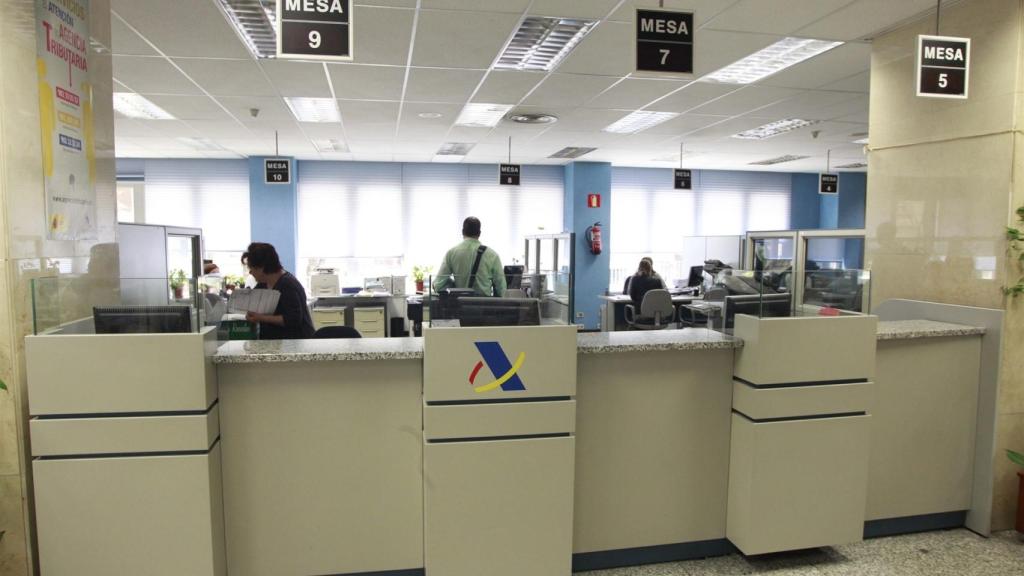 Una oficina de la Agencia Tributaria.