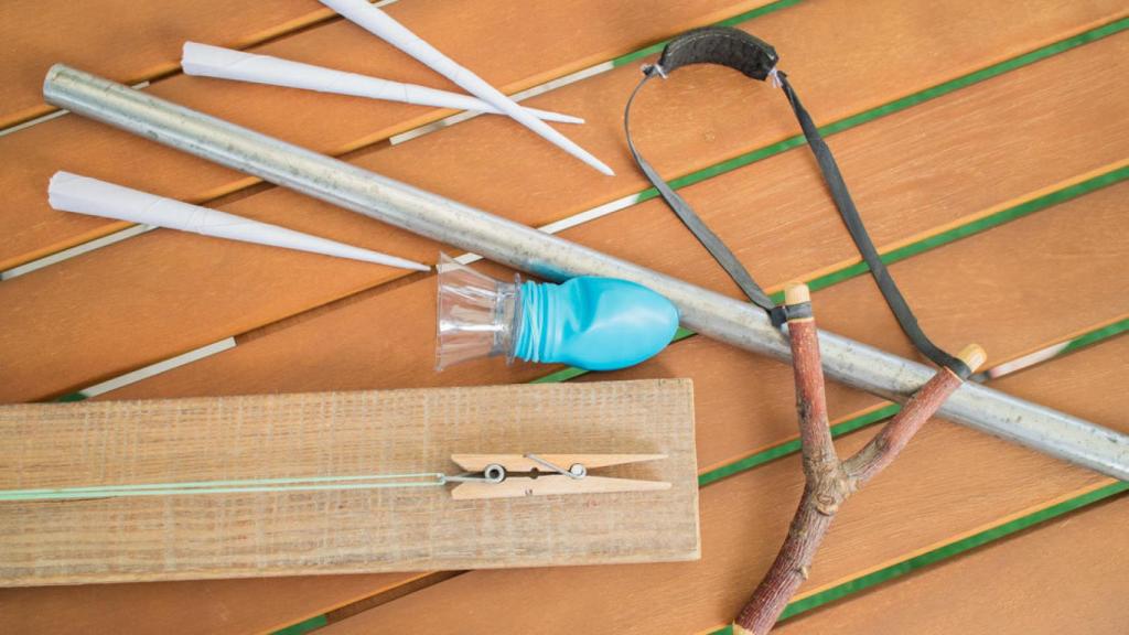 Armas que nos hacíamos de niños y que ahora se considerarían peligrosas