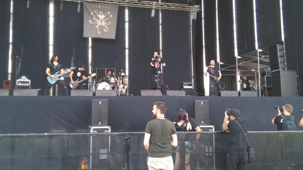 Un momento del concierto 'privado' de InMune.