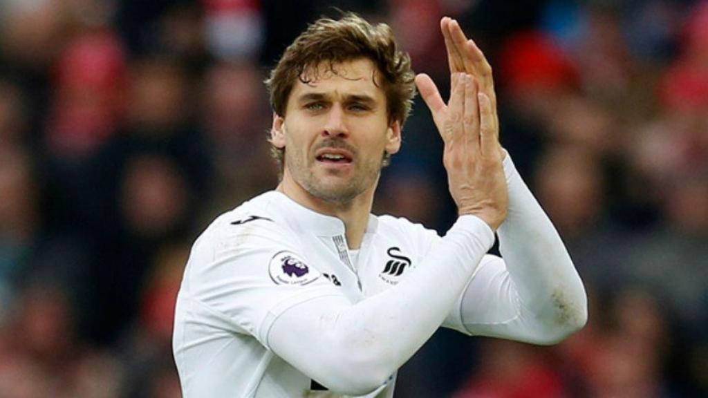 Llorente, con el Swansea. Foto swanseacity.net