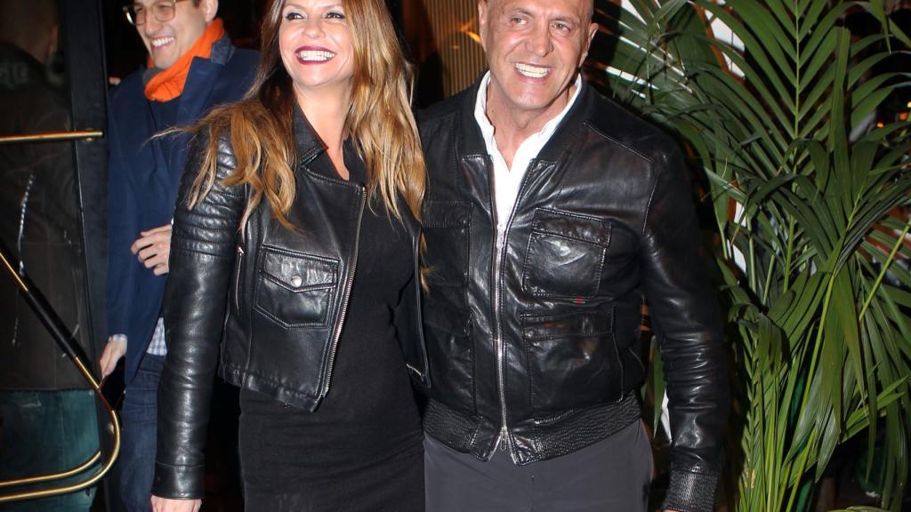 Kiko Matamoros y su esposa Makoke en Madrid.