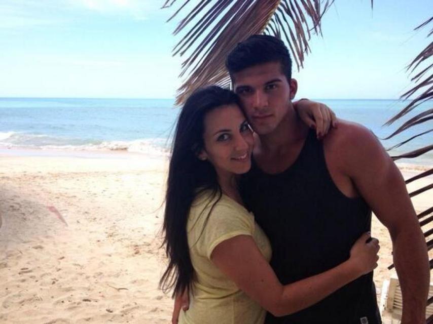 Irene Junquera y Cristian, en una de sus escapadas.