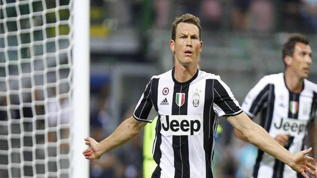 Lichsteiner celebra un gol con la Juventus. Foto: juventus.com