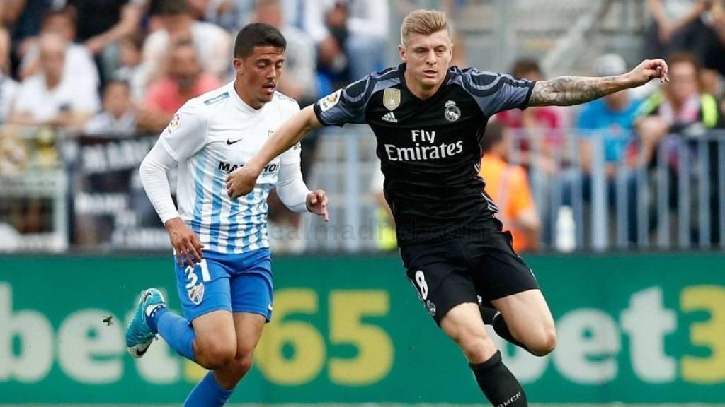 Kroos pelea con Fornals