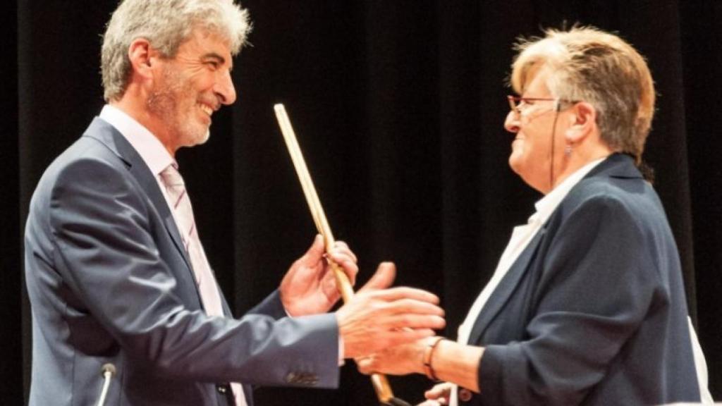 Miguel Lupiáñez en la toma de posesión del cargo. Ayuntamiento de Blanes.