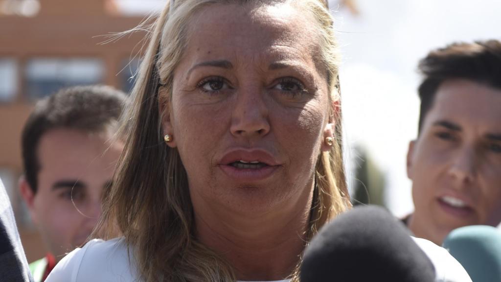 Belén Esteban, saliendo del juzgado el 30 de mayo cuando aún no se conocía la sentencia.