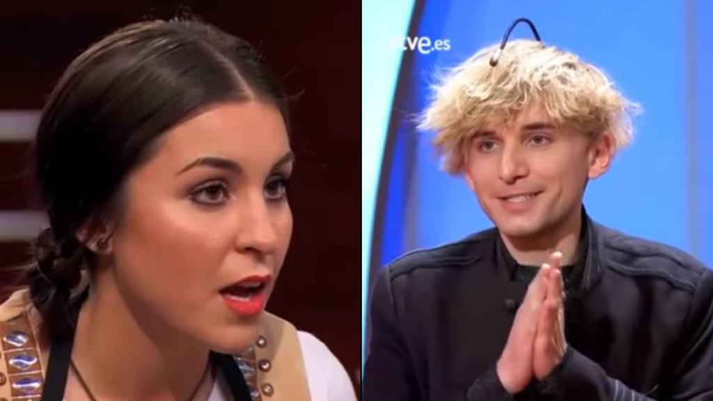 Neil Harbisson relata su historia a los concursantes.