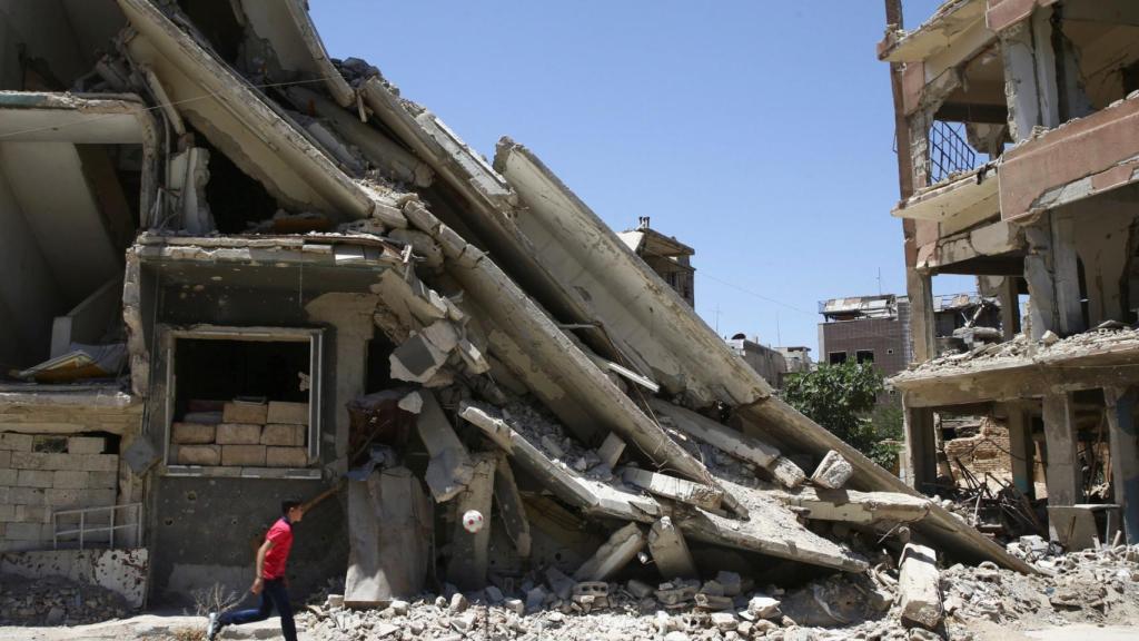 Una imagen del estado actual de la ciudad de Damasco, en Siria