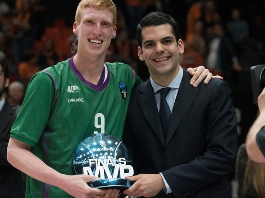 Alberto Díaz, MVP de la final de la Eurocup.