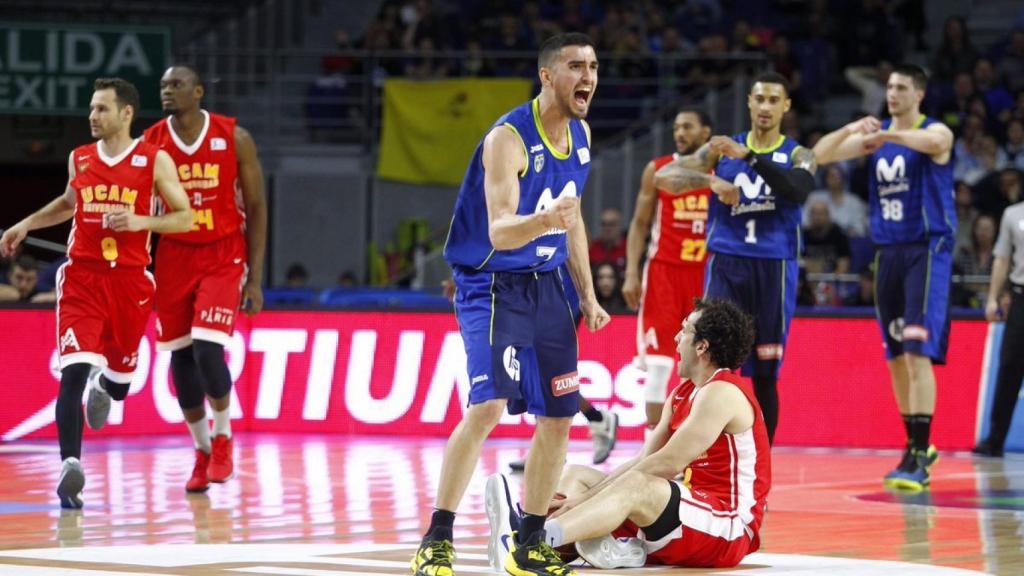 Jaime Fernández en un partido de este curso con Estudiantes.