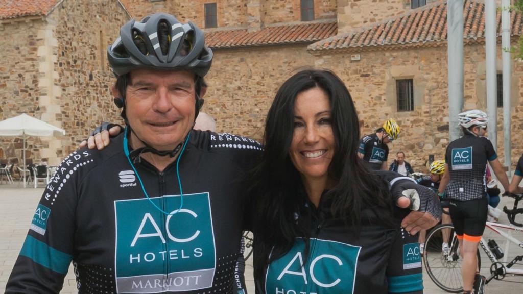 Antonio Catalán , presidente de AC Hoteles y Eva Fernández, consejera delegada de El Español.