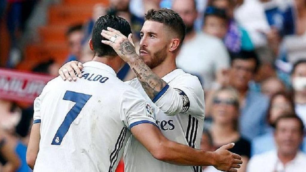Cristiano Ronaldo y Sergio Ramos