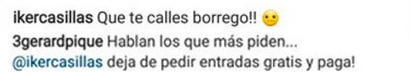 Casillas trollea y manda callar al borrego Piqué en las redes sociales
