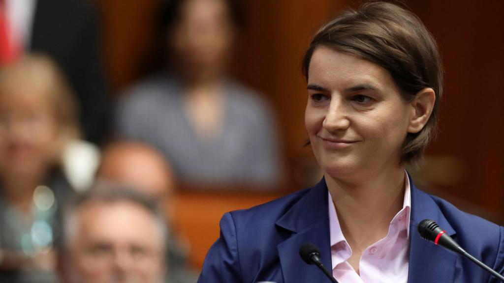 Anna Brnabic, primera ministra de Serbia