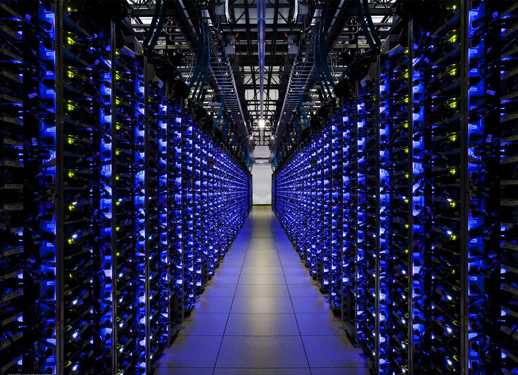 servidor google data centers