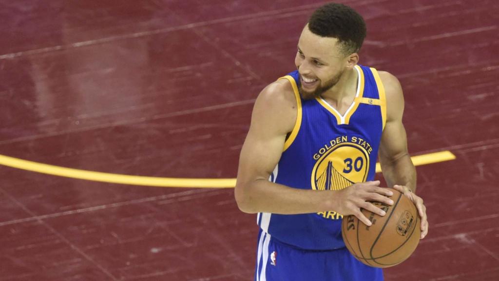 Stephen Curry, durante las recientes finales de la NBA.