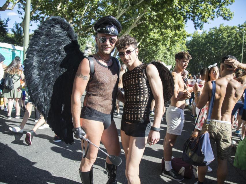 Los ángeles negros del Orgullo.