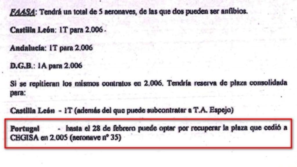 Extracto del acta de la reunión de 2006.