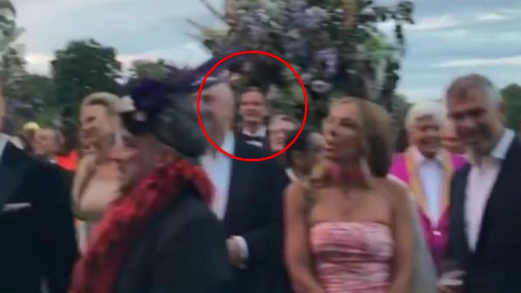 Captura del vídeo en el que se aprecia la imagen de Iñaki Urdangarin.