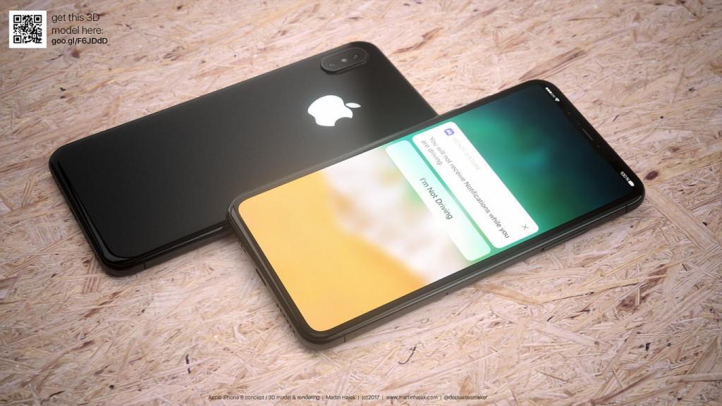 iphone 8 render negro