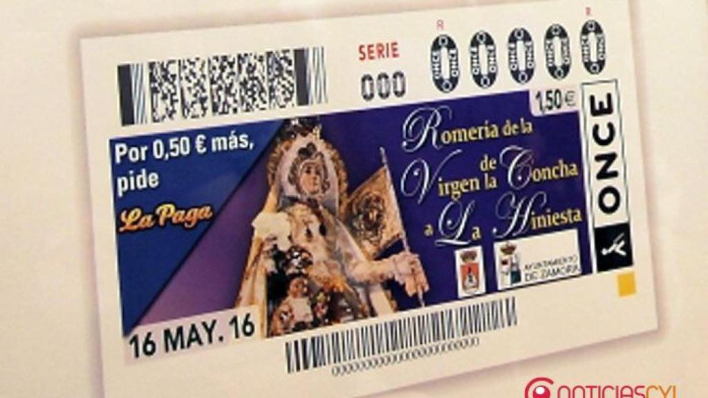 Un cupón de la ONCE.