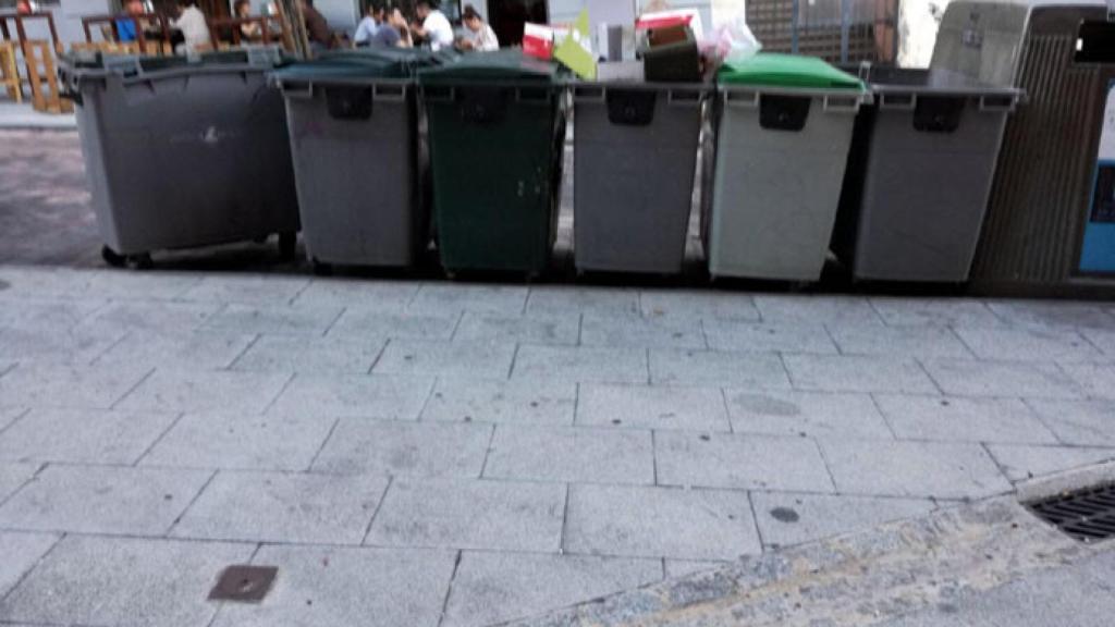 zamora contenedores plaza santa eulalia