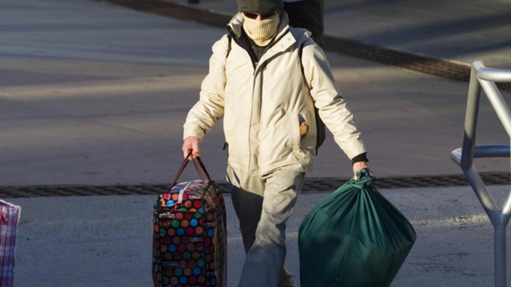 Manuel González González , el loco del chandal,  saliendo de prisión en 2013