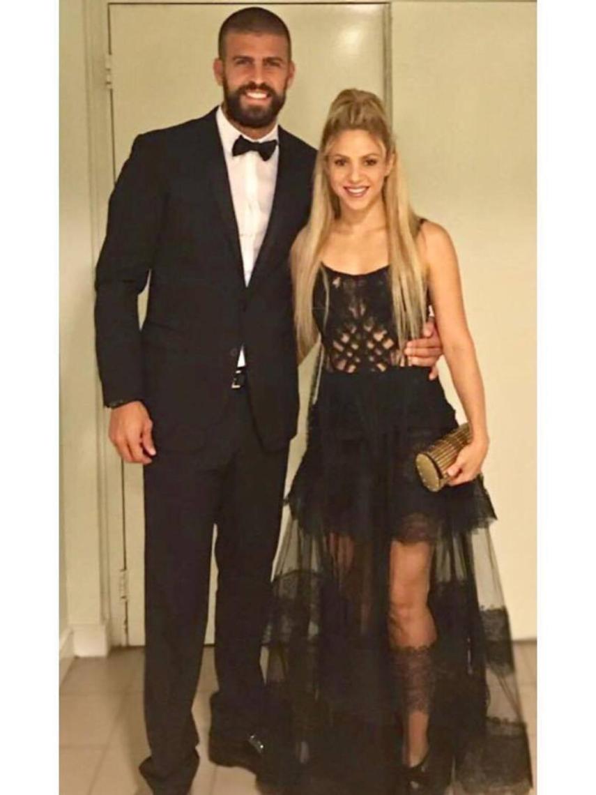 El futbolista Gerard Piqué y su pareja Shakira.