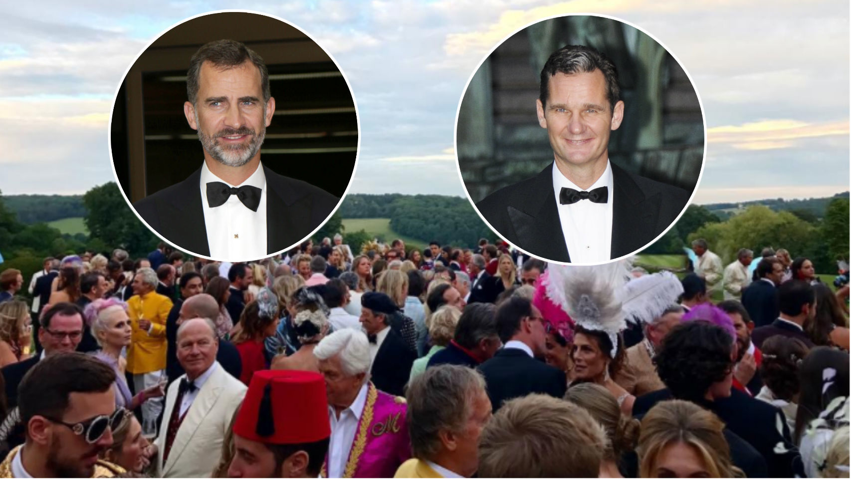 El rey Felipe VI e Iñaki Urdangarín coincidieron en Adlestrop (Reino Unido).