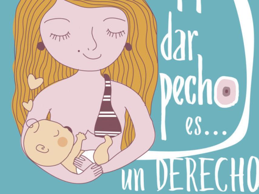 Cartel de la convocatoria del Ayuntamiento de Zaragoza para permitir dar el pecho en las piscinas municipales.