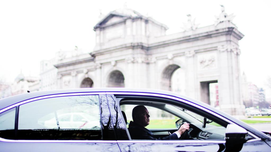 Un conductor de Uber.