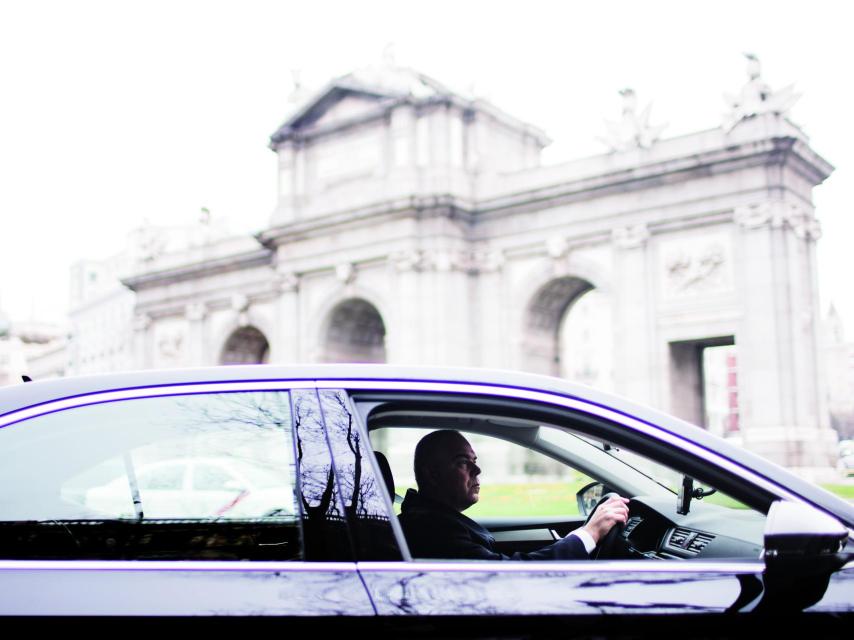 Un conductor de Uber.