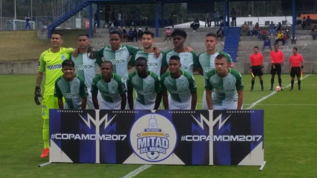 Equipo juvenil del Atlético Nacional en el que juega Efmamjjasond Gonzáles.