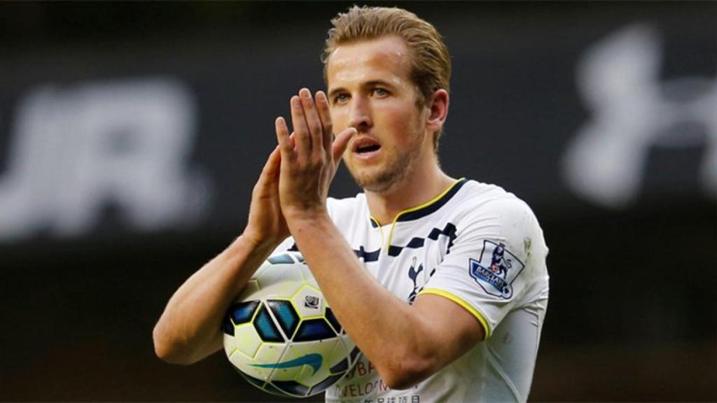 Kane, en un partido con el Tottenham