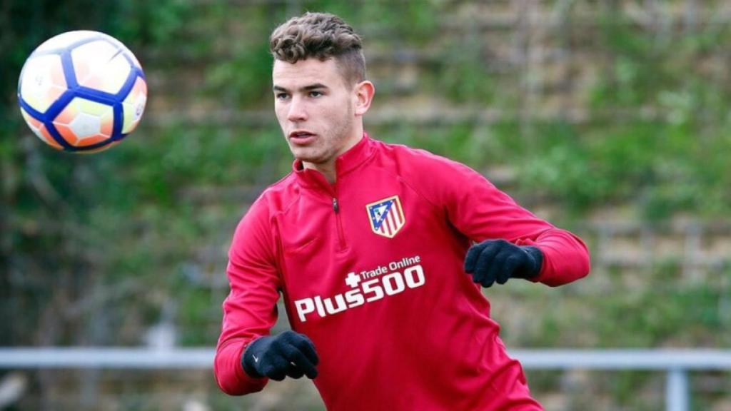 Lucas Hernández en un entrenamiento. Foto: Twitter (@lucas5hernandez).