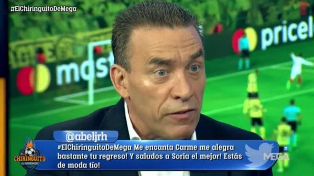 El palo de Buyo al Real Madrid. Foto: @elchiringuitotv