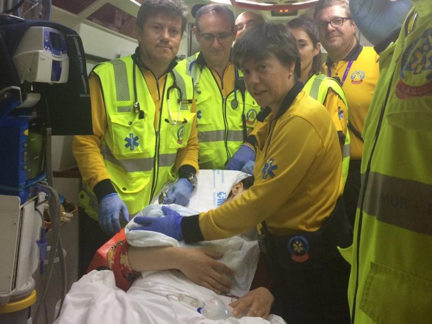 Cuando el Samur llegó, el bebé ya había nacido.