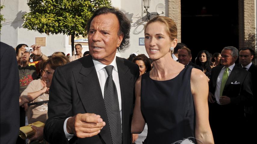 Julio Iglesias y Miranda Rijnsburger.