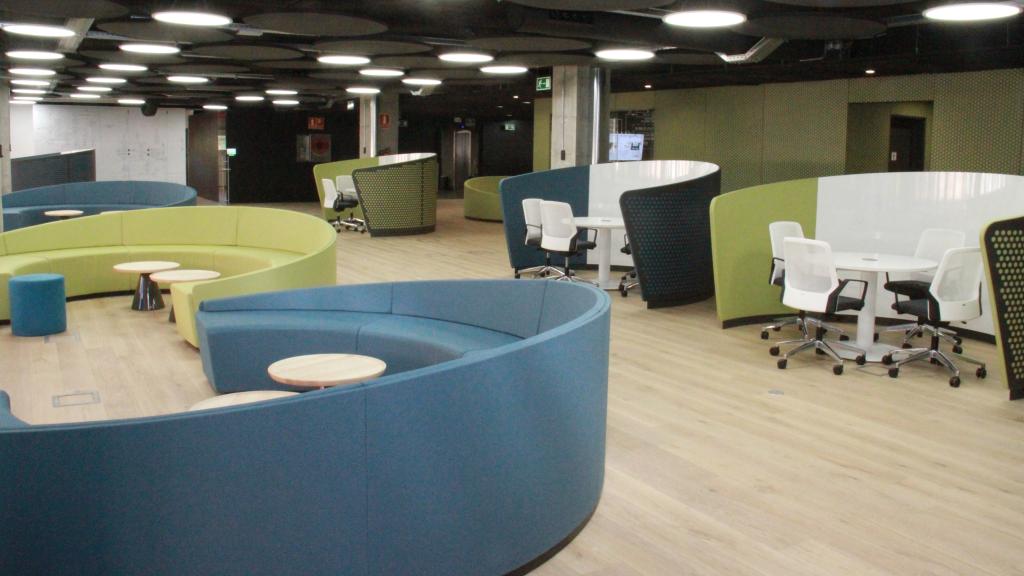 Los espacios semicirculares son una de las apuestas del nuevo diseño.