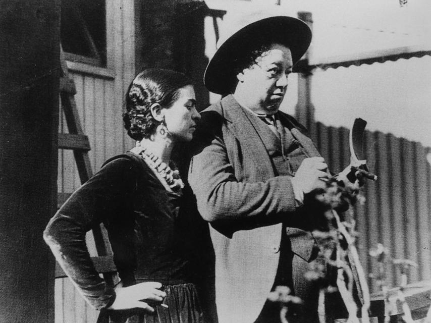 Frida Kahlo y Diego Rivera.