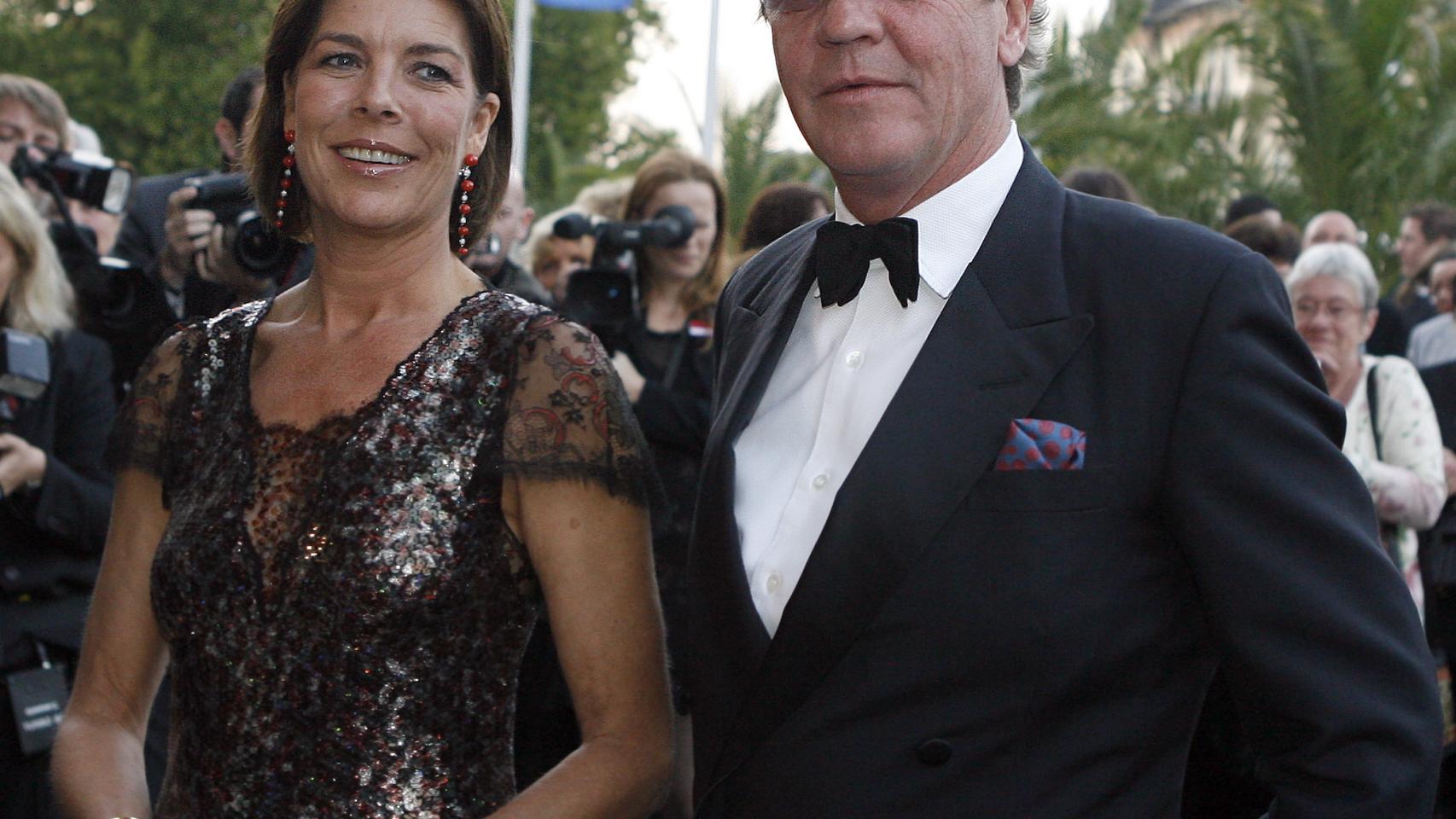 Carolina de Mónaco y Ernesto de Hannover.
