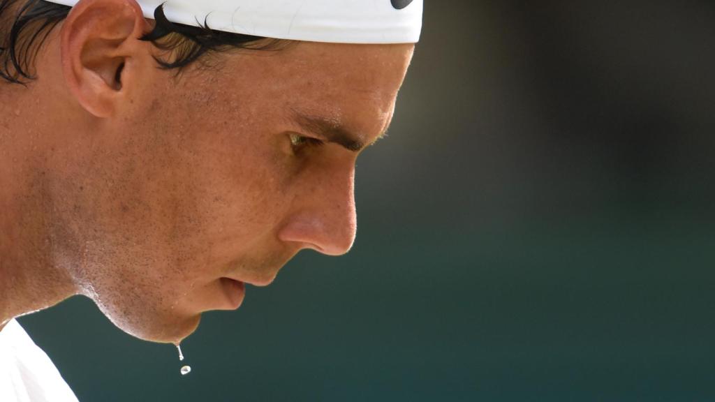 Nadal, durante el encuentro con Khachanov.