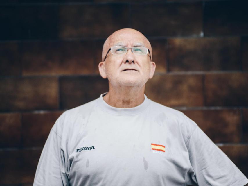 EL ESPAÑOL estuvo con Rebollo en un día lo más lluvioso posible.